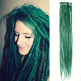 KissICON Green / 26inch KissIcon Crochet Yarn Wigs 26Inch Braided Extensions