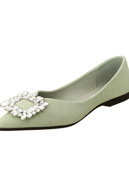KissICON Green / 43 Flat Shoes Women's 2022 Spring Autumn New Casual
