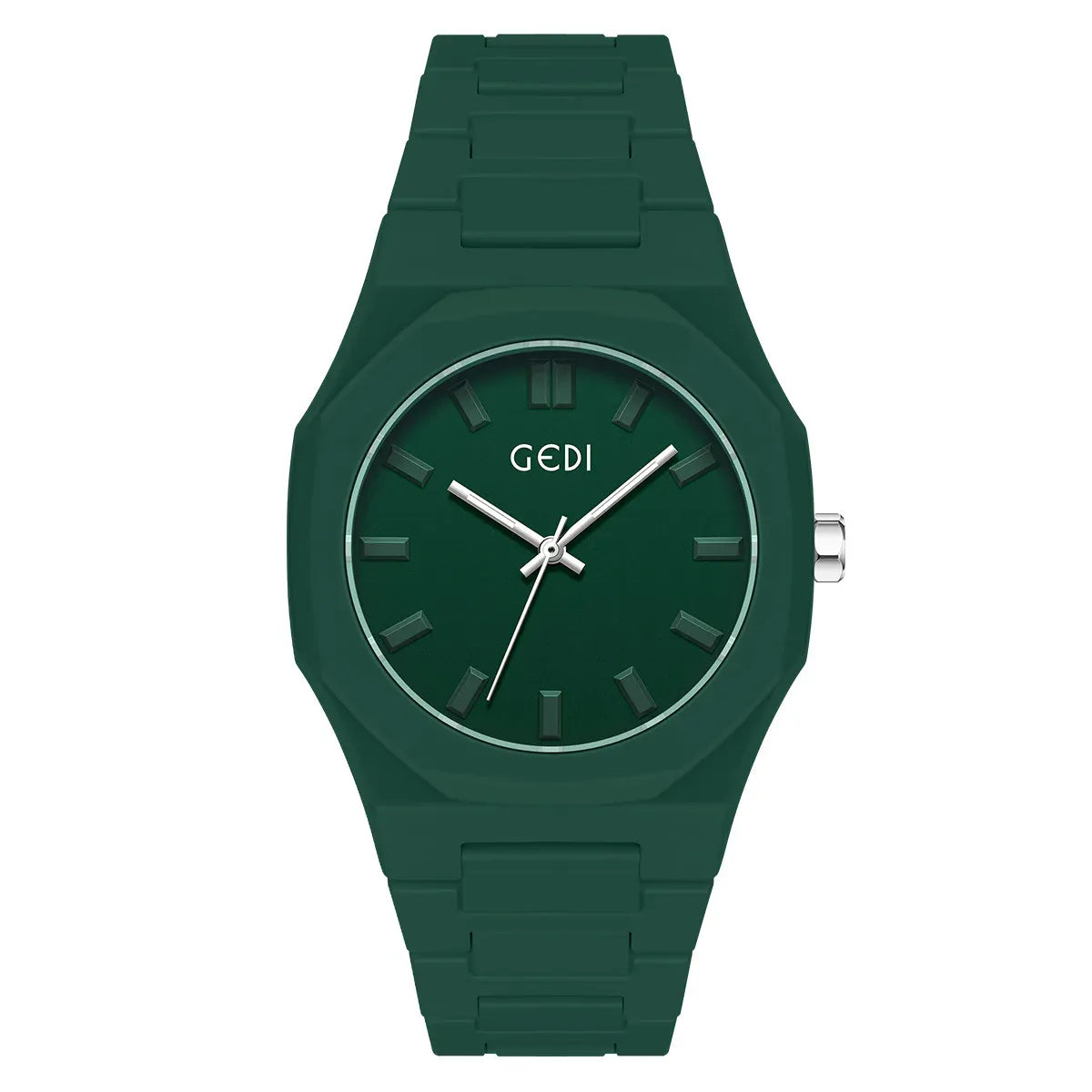 KissICON Green Candy Color Unisex Watch Waterproof Quartz Morandi Fashion