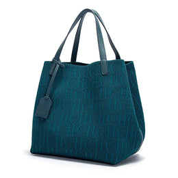 Dropshipman green CH Ladies Shoulder Bag Fashion Classic New Pure Color Outer Pocket Ladies Handbag High Quality Craft Large Capacity Handbag