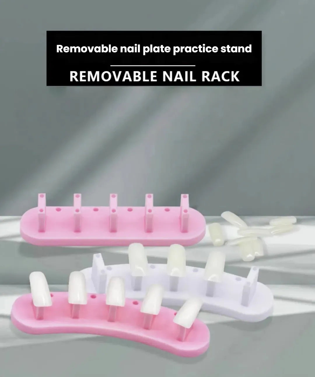 KissICON green / CHINA [KissIcon] Nail Tools - Curved Nail Tips Holders