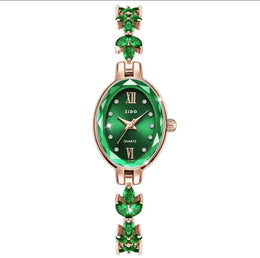 KissICON Green KissIcon UTHAI V22 Womens Watch Diamond Inlaid -