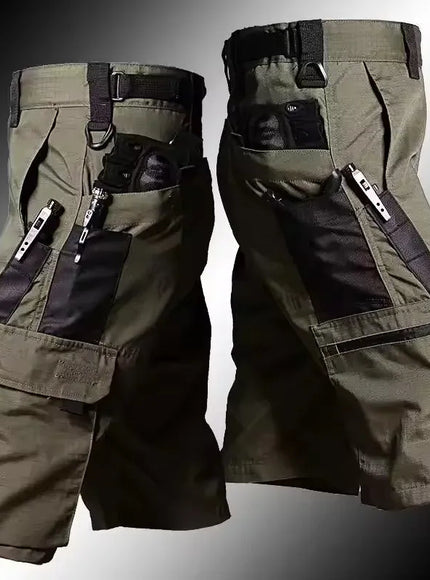 KissICON green / XXXL Mens Military Green Camo Work Shorts  Durable  Tactical