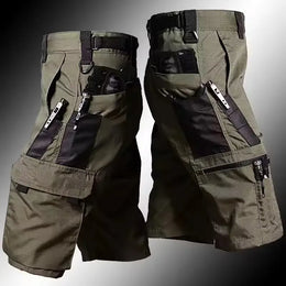 KissICON green / XXXL Mens Military Green Camo Work Shorts  Durable  Tactical