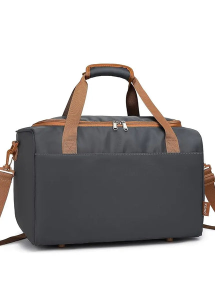 KissICON Grey-Brown / United Kingdom Ryanair Approved 20L Underseat Cabin Bag for Air Travel