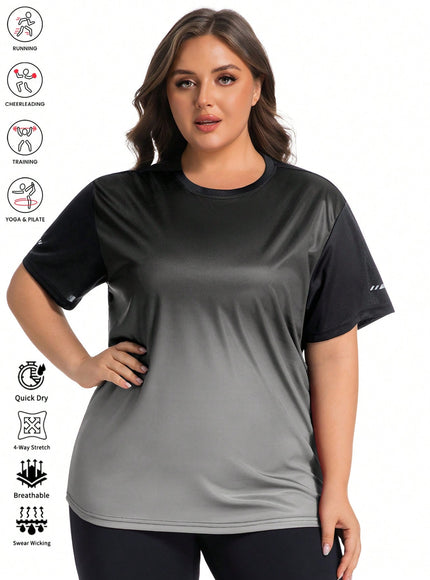 GAJGAPT gym top Grey / S-XXL Loose Fit Sports Short Sleeve T-Shirt