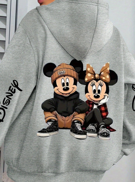 jkthpu-45 Grey / UK 16 Plus Size - Disney Mickey & Minnie Mouse