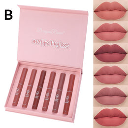 KissICON Group B (6 Teams) KissIcon 6 Pcs Lip Glaze Lipstick Set -