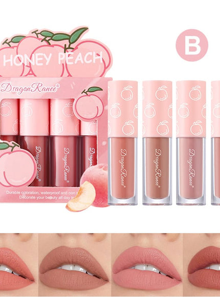 KissICON Group B KissIcon Strawberry Matte Lipstick Set - Waterproof