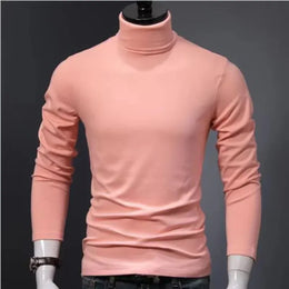 KissICON GW-12 / XL Warm Slim Fit Mens Turtleneck Thermal Long Sleeve Pullover