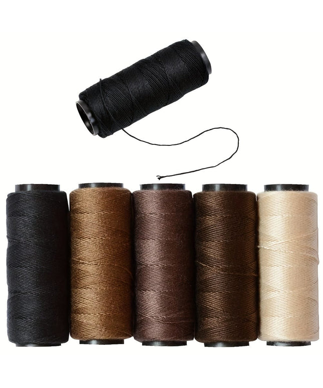 KissICON 💋 Hair Extension Sewing Threads 5 Roll Kit
