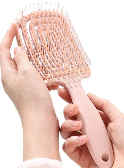 KissICON Hair Scalp Massage Detangling Brush Anti Static Wet