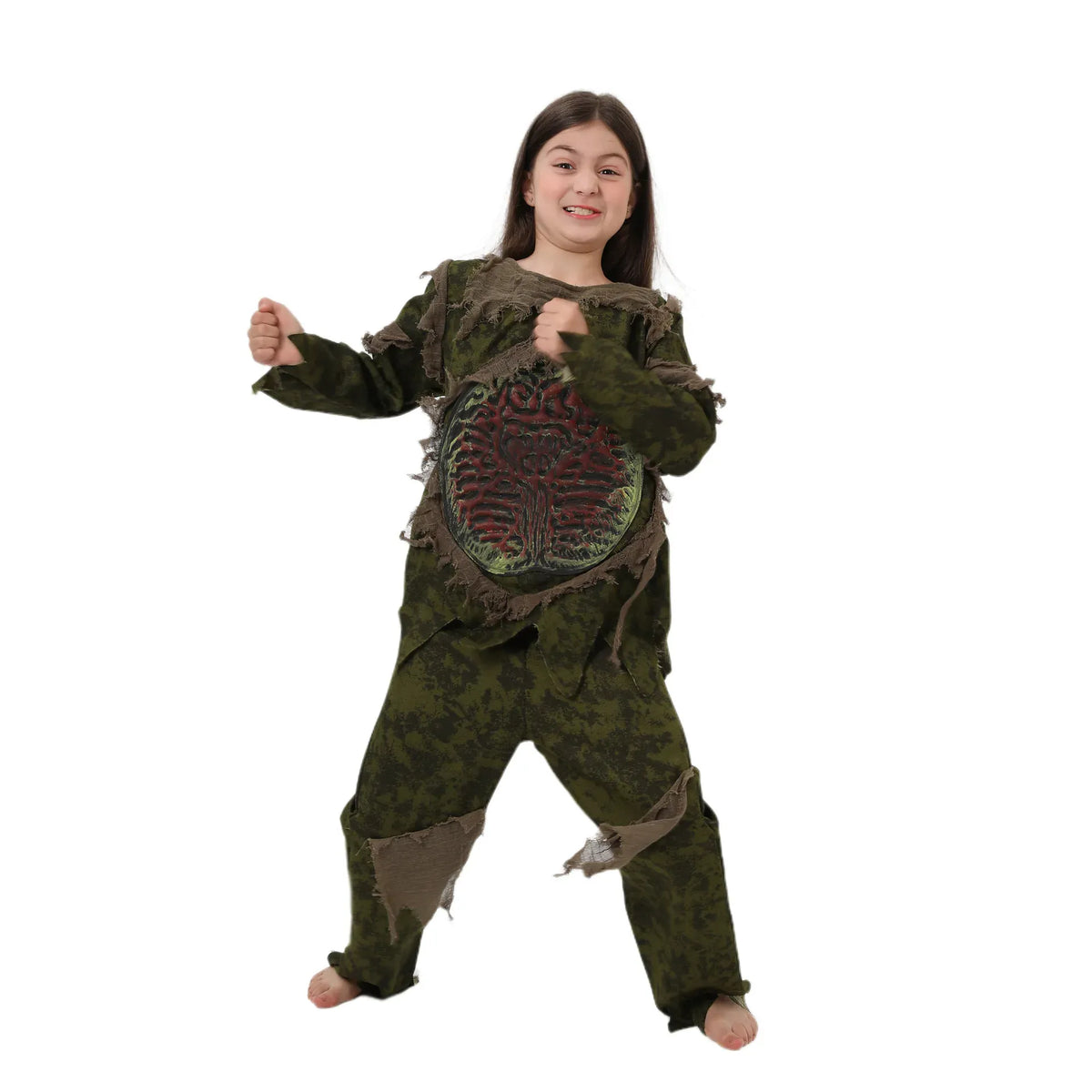 KissICON Halloween Cosplay Costume Purim Costume Horror Style Play Clothes Boys Girls Holiday Party Funny Garment Anime Zombie Suit