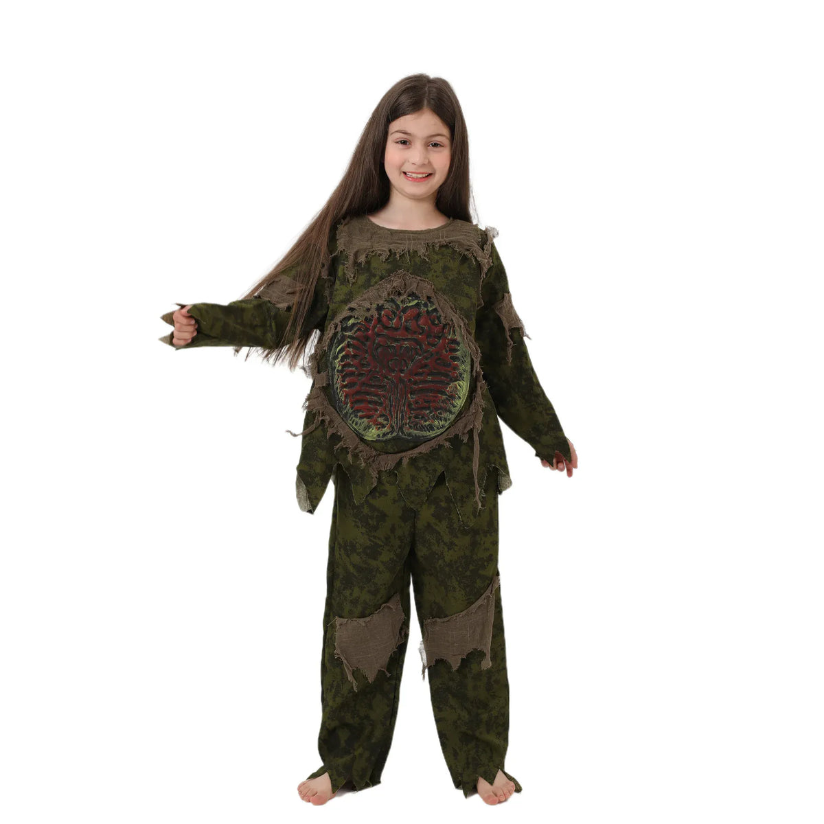 KissICON Halloween Cosplay Costume Purim Costume Horror Style Play Clothes Boys Girls Holiday Party Funny Garment Anime Zombie Suit