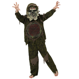 KissICON Halloween Cosplay Costume Purim Costume Horror Style Play Clothes Boys Girls Holiday Party Funny Garment Anime Zombie Suit