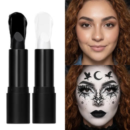 KissICON Halloween Cosplay Face Body Paint Crayon Blue Black Green Sweatproof Long Lasting Makeup Stick