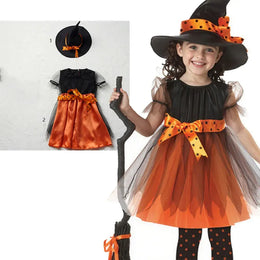 KissICON Halloween Costume for Kids Girls Purple Bat Dress Halloween Fantasy Vampire Costume Accessories Carnival Party Gifts