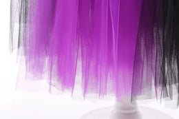 KissICON Halloween Costume Kids Girls Gothic Witch Black Purple Horror Dress Full Accessories Set Cosplay For Party Trick Or Treat
