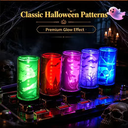 KissICON Halloween DecorAITHEA Led Glass Light  Usb Night Light Bulb Touch Dimming Usb Night Light For Car Interior Bedroom Home Decor