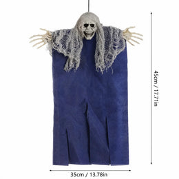 KissICON Halloween Decoration Hanging Ghosts Zombies Haunted House Bar Horror Atmosphere Scary Hanging Cloaks Ghosts Party Home Door