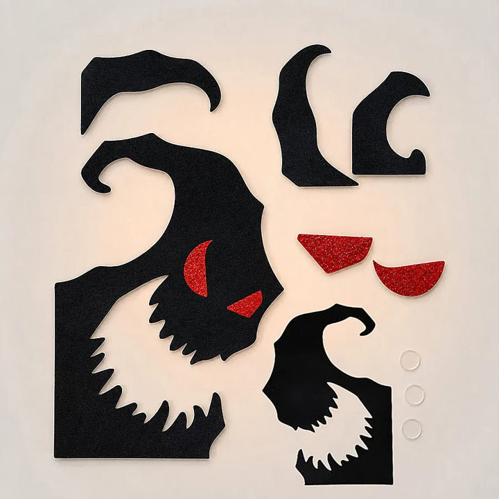 Halloween Decoration Room Door Stickers Window Decor Skeleton Hand Pumpkin DIY Devil Witch Hat Glass Window Stickers Ghost