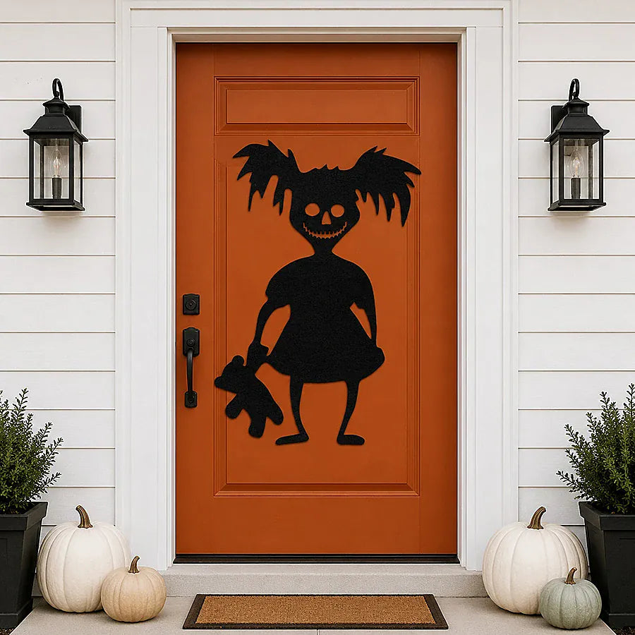 KissICON Halloween Decoration Room Door Stickers Window Decor Skeleton Hand Pumpkin DIY Devil Witch Hat Glass Window Stickers Ghost