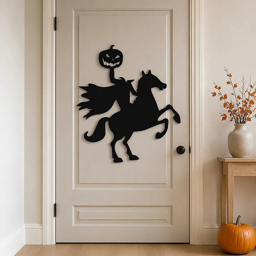 KissICON Halloween Decoration Room Door Stickers Window Decor Skeleton Hand Pumpkin DIY Devil Witch Hat Glass Window Stickers Ghost