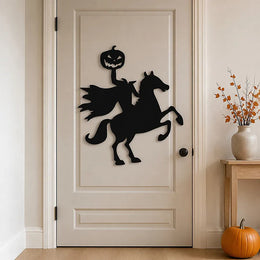 KissICON Halloween Decoration Room Door Stickers Window Decor Skeleton Hand Pumpkin DIY Devil Witch Hat Glass Window Stickers Ghost