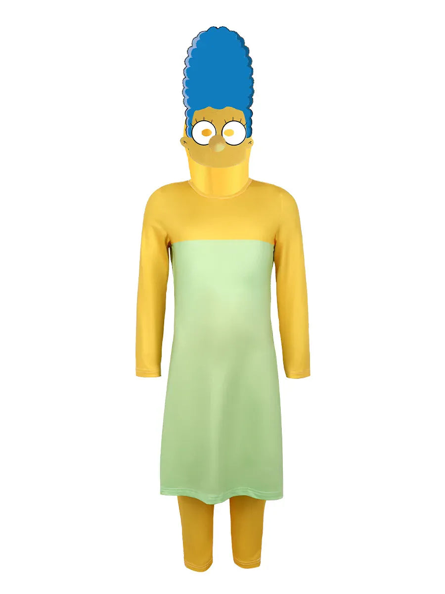 KissICON Halloween Family Cosplay Costume Full Set Cartoon Character Fancy Dress Up Outfit for Carnival Party
