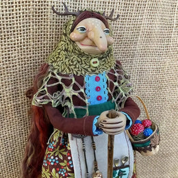 KissICON Halloween Kitchen Witch Doll Witch Doll Door Decor Good Luck Charm Home Charming Festive Antique-Inspired Decor Home Decoration