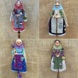 KissICON Halloween Kitchen Witch Doll Witch Doll Door Decor Good Luck Charm Home Charming Festive Antique-Inspired Decor Home Decoration