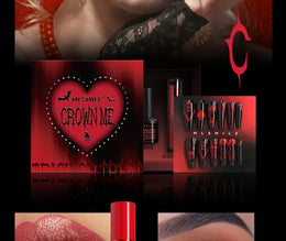 KissICON Halloween Makeup Set Glitter Lip Glaze Fake Blood Wearing Armor 4pcs/set Festive Set Trick or Treat Cosmetics Makeup For Women