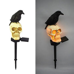 KissICON Halloween Outdoor Light Skeleton Ghost Horror Grimace Party Decor for Courtyard Home Holiday Lighting Garden Decoration