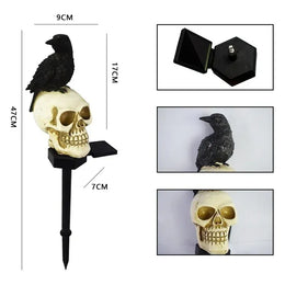 KissICON Halloween Outdoor Light Skeleton Ghost Horror Grimace Party Decor for Courtyard Home Holiday Lighting Garden Decoration