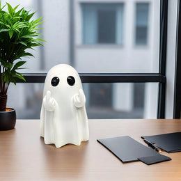 KissICON Halloween Refers To Cute Ghost Statues, Halloween Valentine's Day Gifts Home Decorations, Ghost Coffee Table Ornaments Christmas