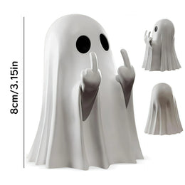 KissICON Halloween Refers To Cute Ghost Statues, Halloween Valentine's Day Gifts Home Decorations, Ghost Coffee Table Ornaments Christmas