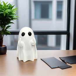 KissICON Halloween Refers To Cute Ghost Statues, Halloween Valentine's Day Gifts Home Decorations, Ghost Coffee Table Ornaments Christmas