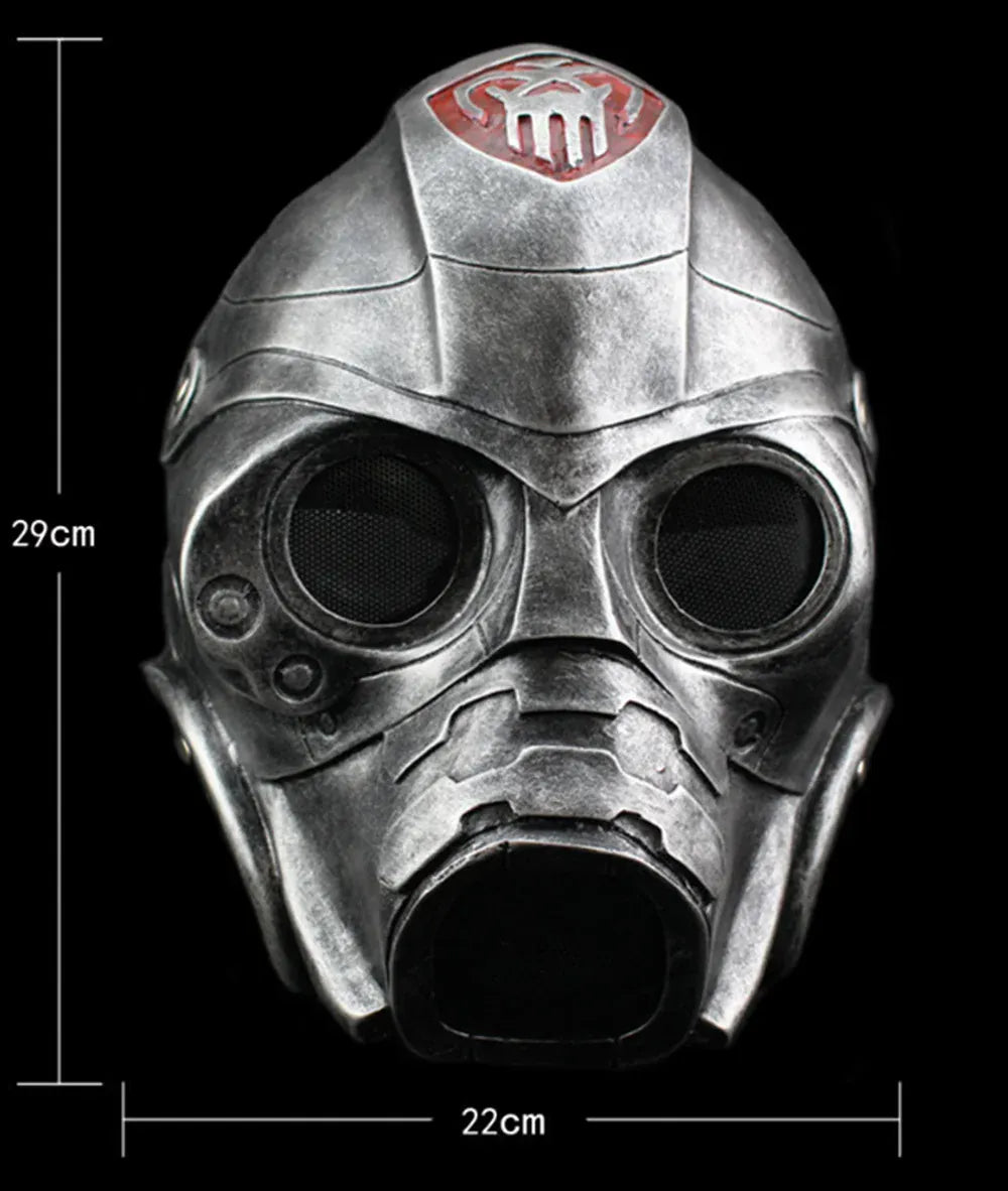KissICON Halloween Terror Mask Makeup Ball Party Mask Resin