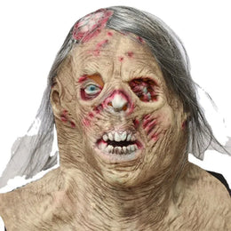 KissICON Halloween Zombie Scary Mask Makeup Ball Ghost House Chamber Zombie Trick Prop