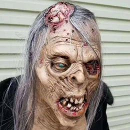 KissICON Halloween Zombie Scary Mask Makeup Ball Ghost House Chamber Zombie Trick Prop