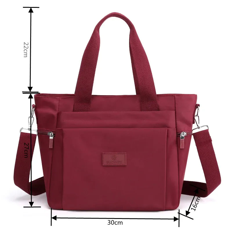 KissICON Hand Bags Designers Handbags Nylon Shoulder Top-handle