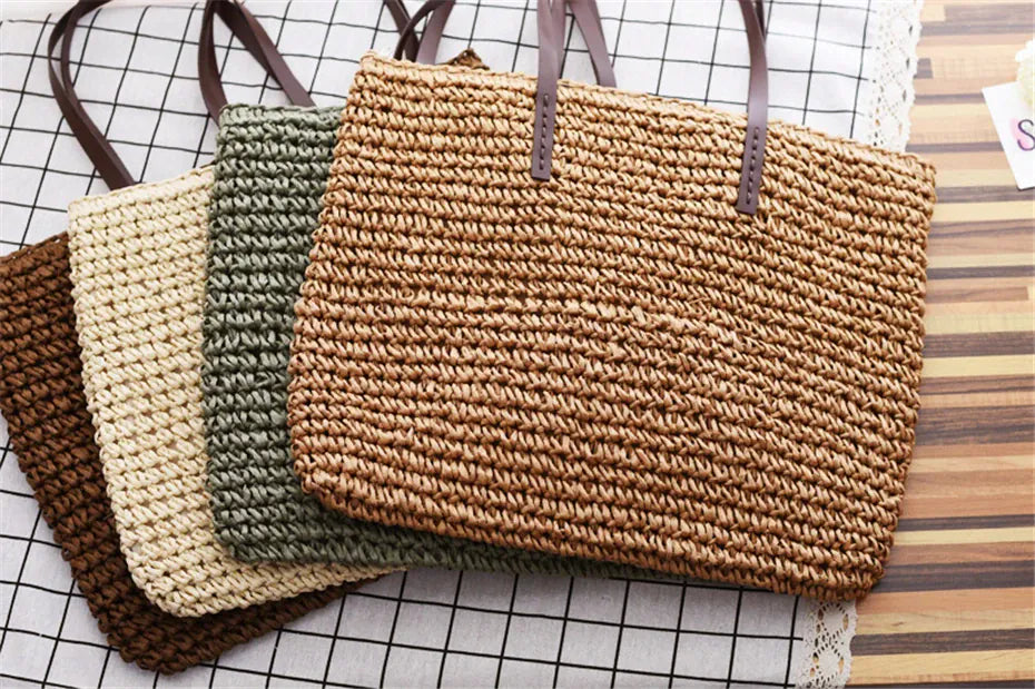 KissICON Handbag – Beach Rattan Woven