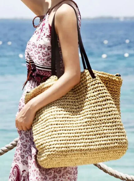 KissICON Handbag – Beach Rattan Woven