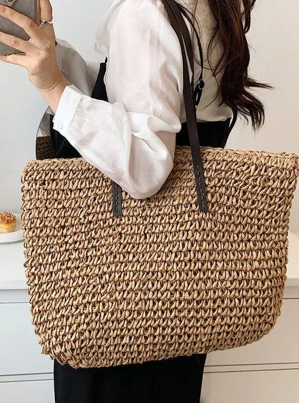 KissICON Handbag – Beach Rattan Woven