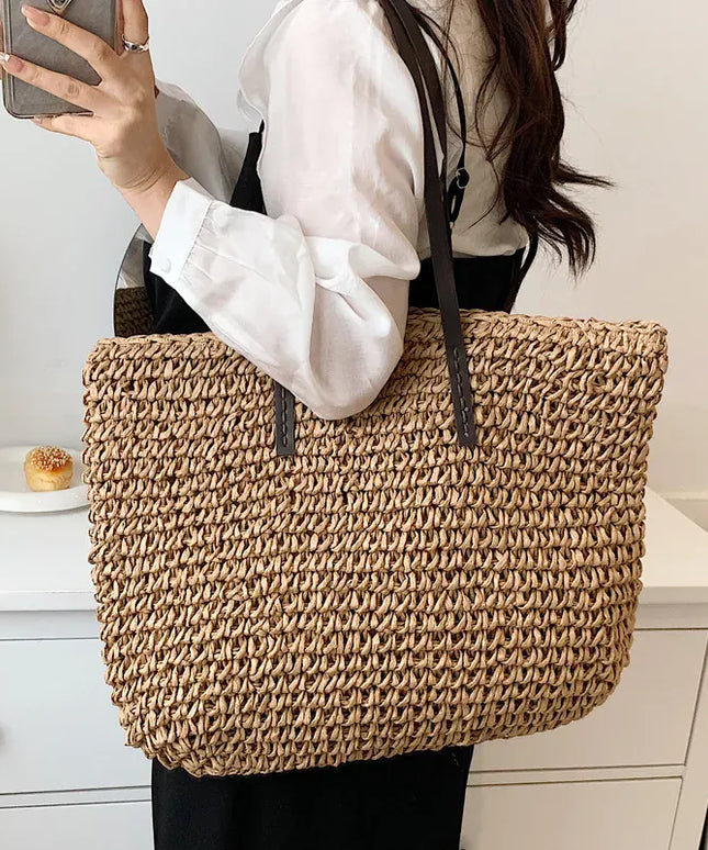 KissICON Handbag – Beach Rattan Woven