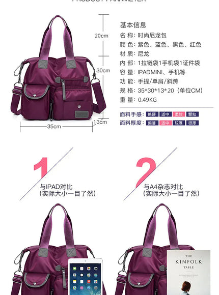 KissICON Handbag – Women's Waterproof Shopping