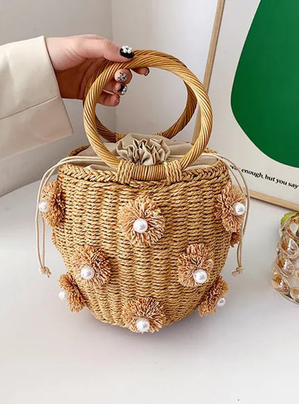 KissICON Handbag – Woven Beach Holiday