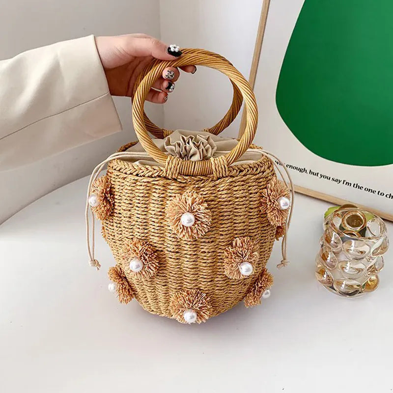 KissICON Handbag – Woven Beach Holiday