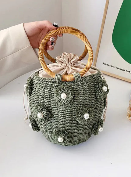 KissICON Handbag – Woven Beach Holiday