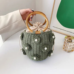 KissICON Handbag – Woven Beach Holiday